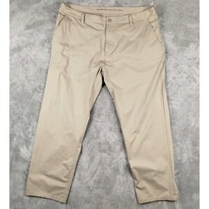 Rhone Commuter Slim Fit Chino Golf Performance Beige Pants Mens 38x29 Stretch